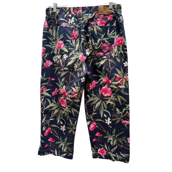Vintage Ralph Lauren Jeans Co Floral Capri Pants | Size 10 - Picture 4 of 9